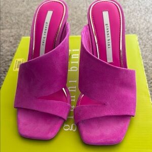 Gianni Bini Women's Pink Slide Sandals